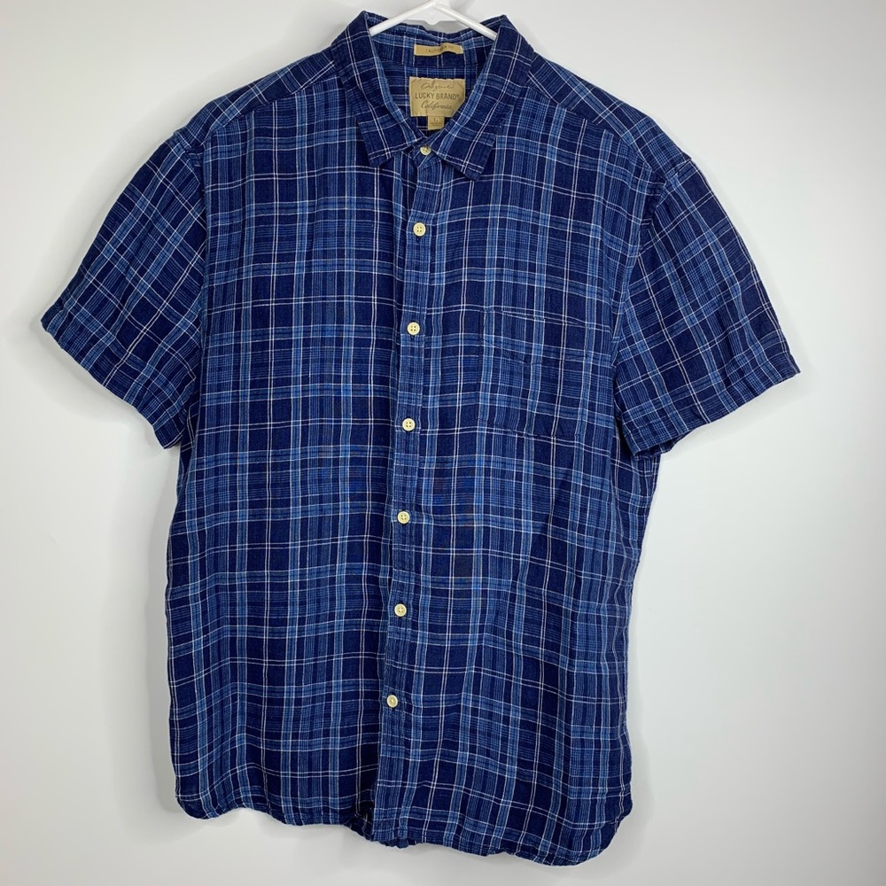Lucky Brand Men’s Shirt Linen California fit W